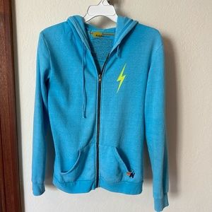 BOLT HOODIE - NEON BLUE